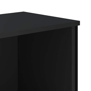 Schuhregal Schwarz 90 cm Holz