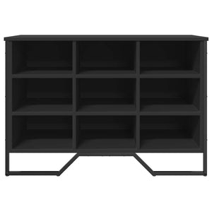 Schuhregal Schwarz 90 cm Holz