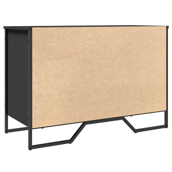Schuhregal Schwarz 90 cm Holz
