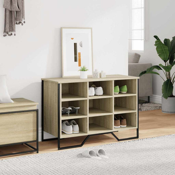 Schuhregal Sonoma-Eiche, 90 cm