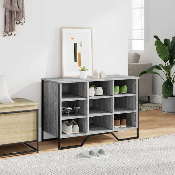 Schuhregal Grau Sonoma 90 cm