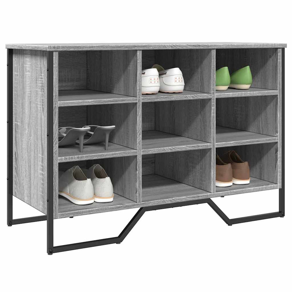 Schuhregal Grau Sonoma 90 cm
