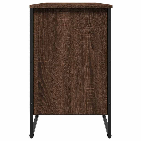 Schuhregal Eichenoptik Braun 90 cm
