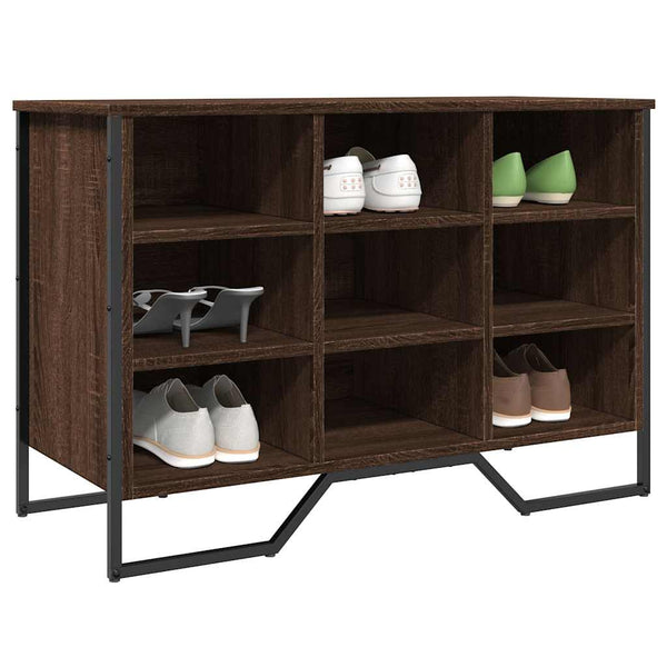 Schuhregal Eichenoptik Braun 90 cm