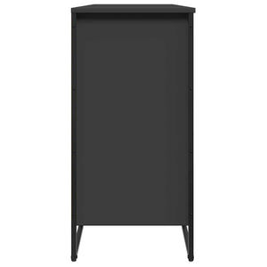 Schuhregal Schwarz 80 cm Holz
