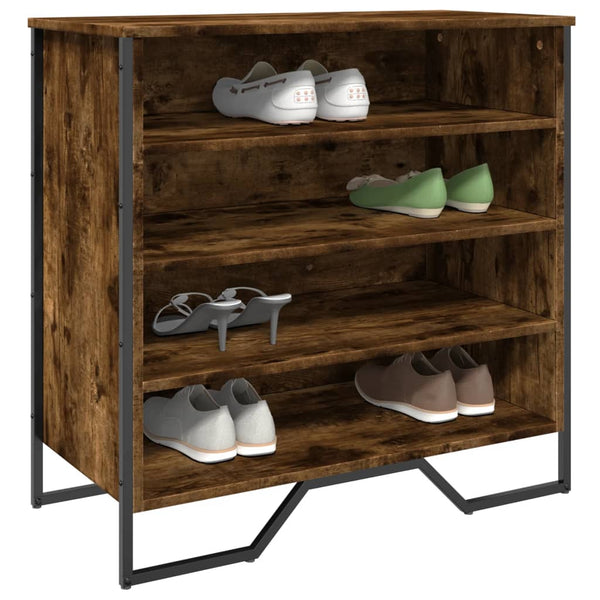 Schuhregal Räuchereiche 80x78 cm