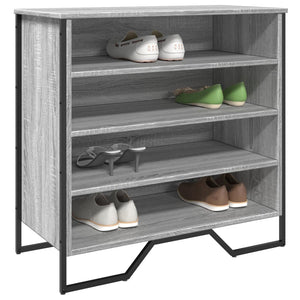 Schuhregal Grau Sonoma 80 cm
