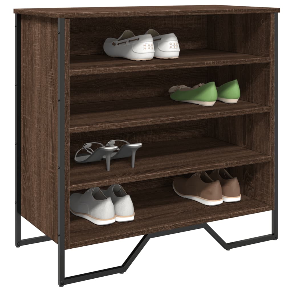 Schuhregal Braun Eichen-Optik