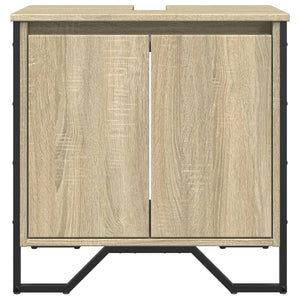 Waschbeckenunterschrank Sonoma-Eiche 60 cm