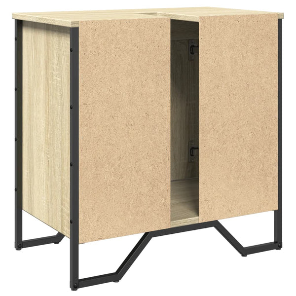 Waschbeckenunterschrank Sonoma-Eiche 60 cm