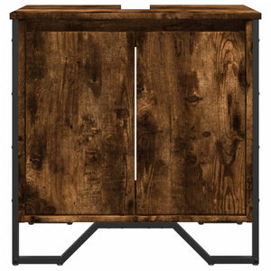 Waschbeckenunterschrank Räuchereiche 60 cm