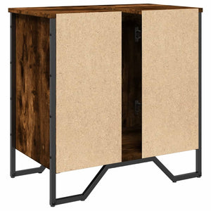 Waschbeckenunterschrank Räuchereiche 60 cm
