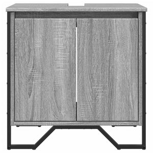Waschbeckenunterschrank Grau Sonoma 60 cm