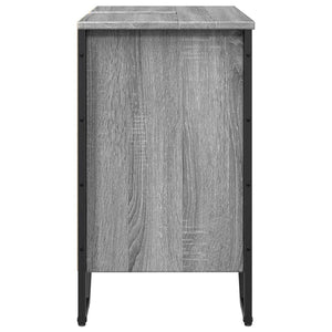 Waschbeckenunterschrank Grau Sonoma 60 cm