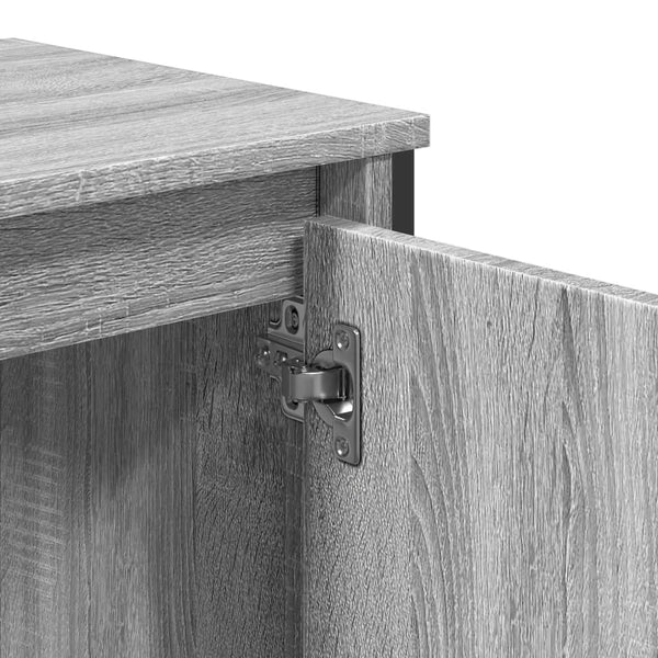 Waschbeckenunterschrank Grau Sonoma 60 cm