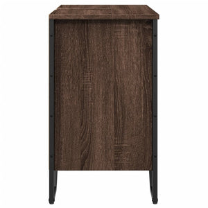Waschbeckenunterschrank Braun Eichenoptik 60 cm