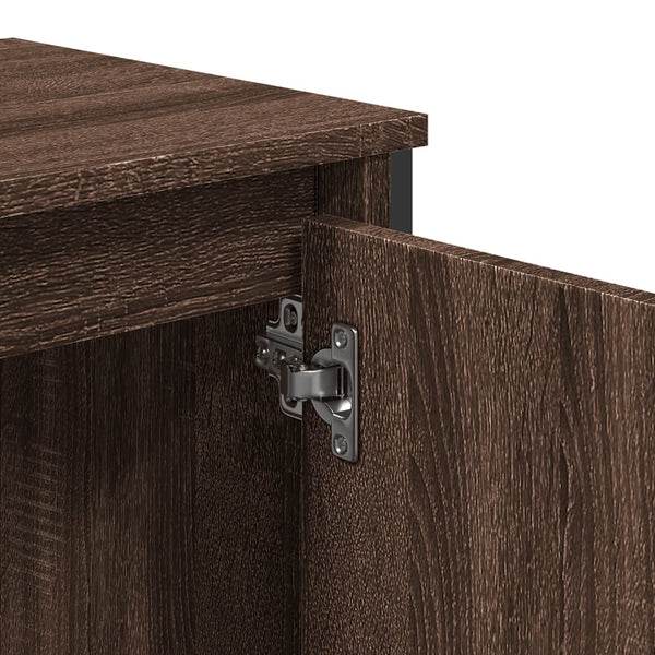 Waschbeckenunterschrank Braun Eichenoptik 60 cm