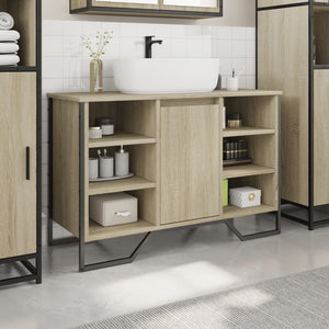 Waschbeckenunterschrank Sonoma Eiche 91 cm