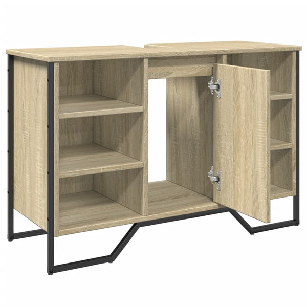 Waschbeckenunterschrank Sonoma Eiche 91 cm