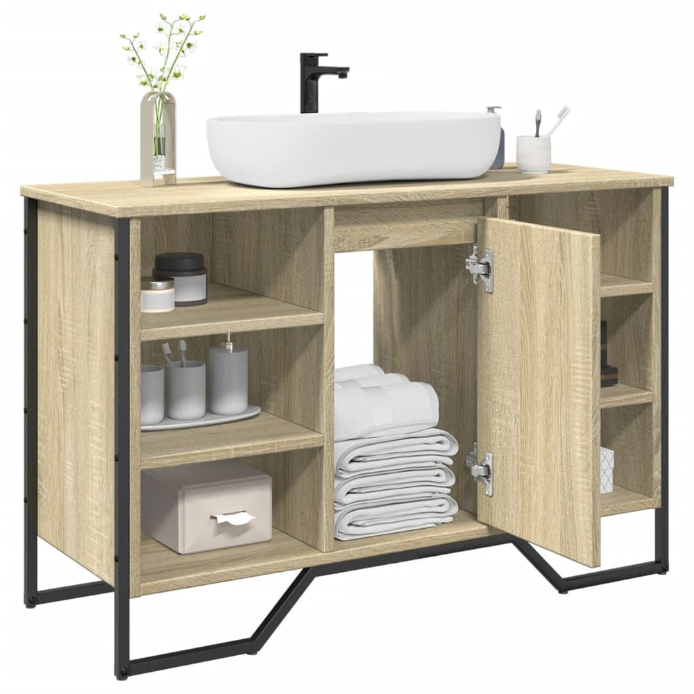 Waschbeckenunterschrank Sonoma Eiche 91 cm
