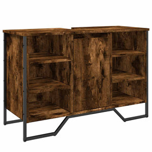 Waschbeckenunterschrank Räuchereiche 91 cm