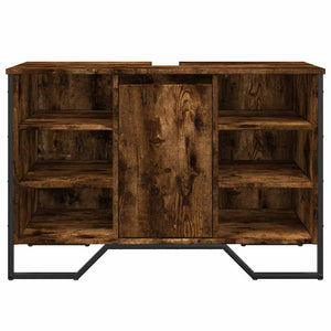 Waschbeckenunterschrank Räuchereiche 91 cm