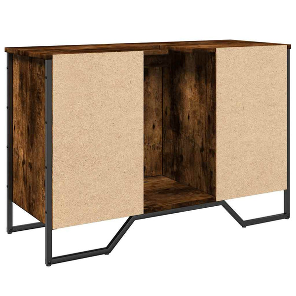Waschbeckenunterschrank Räuchereiche 91 cm