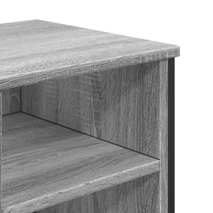 Waschbeckenunterschrank Grau Sonoma 91x35x60 cm