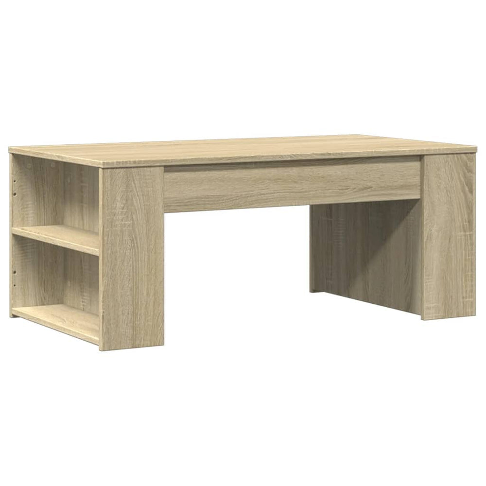 vidaXL Table basse chêne Sonoma 102x55x42 cm bois d'ingénierie