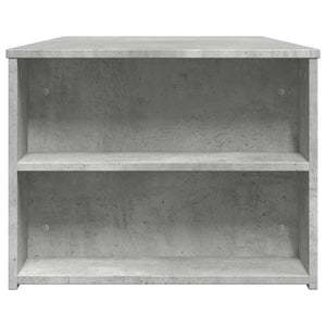 vidaXL Table basse gris béton 102x55x42 cm Bois d'ingénierie