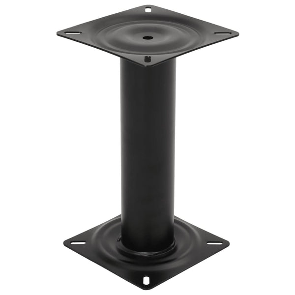 Bootssitz Stuhlfuß Schwarz Stahl 33cm