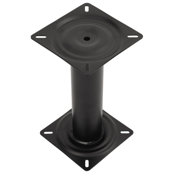 Bootssitz Stuhlfuß Schwarz Stahl 33cm