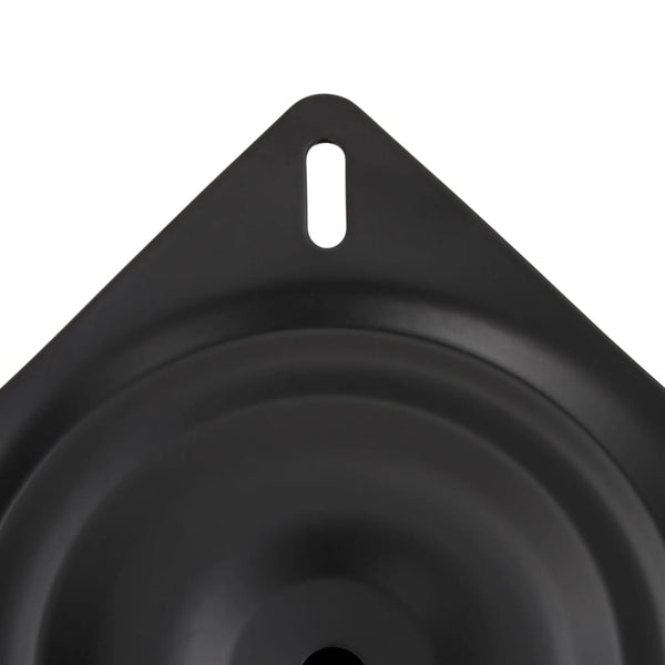 Bootssitz Stuhlfuß Schwarz Stahl 33cm