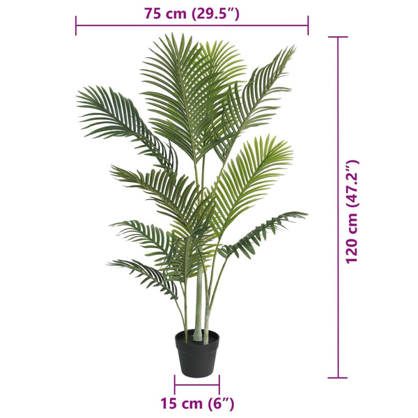 Künstliche Palme Grün 120 cm