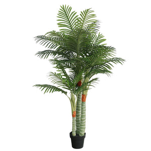 Künstliche Palme mit 3 Stämmen, 180cm