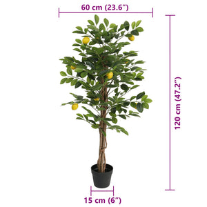 Künstlicher Zitronenbaum 120cm