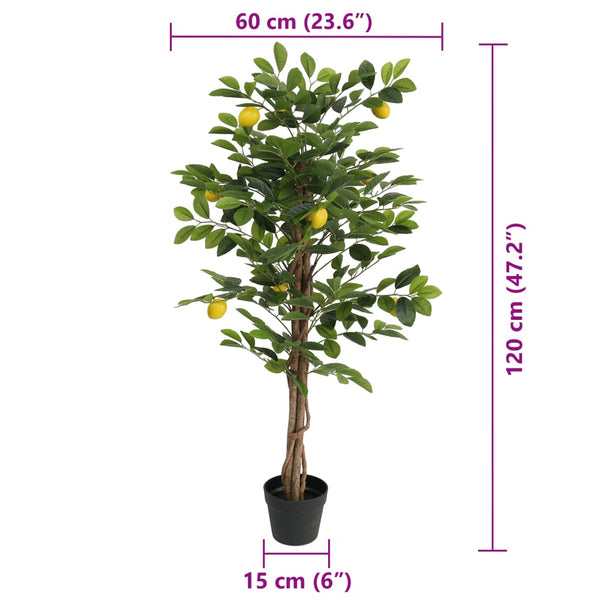 Künstlicher Zitronenbaum 120cm