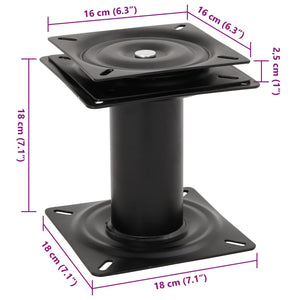 Bootssitz Podeste 360° Drehbar, 2er Set