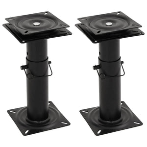 Bootssitz Podeste 360° Drehbar Stahl 2er Set