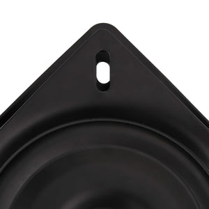 Bootssitz Podeste 360° Drehbar Stahl 2er Set