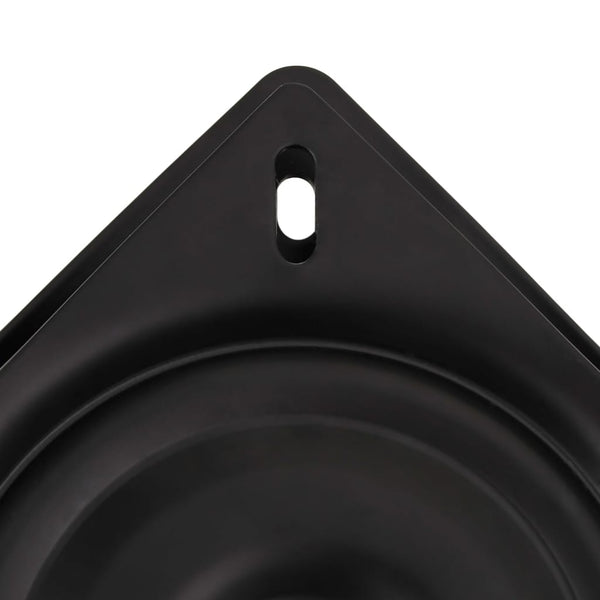 Bootssitz Podeste 360° Drehbar Stahl 2er Set