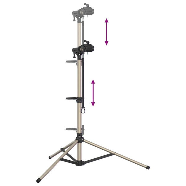 Fahrrad Montageständer Klappbar Aluminium