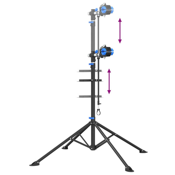 Fahrrad Montageständer Klappbar Stahl 108-188cm