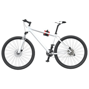 vidaXL Support de réparation de vélo mural pliable rouge et noir en acier