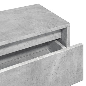 4-tlg. Garderoben-Set Betongrau