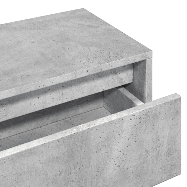 4-tlg. Garderoben-Set Betongrau