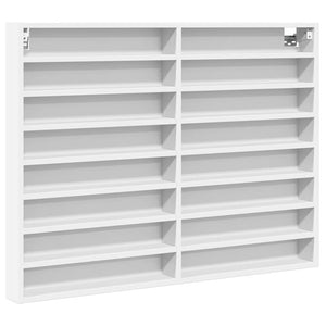 Weißer Vitrinenschrank 100 cm