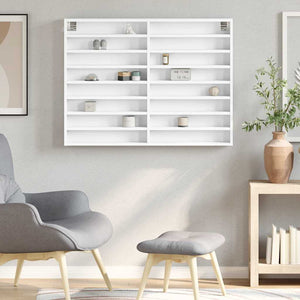 Weißer Vitrinenschrank 100 cm