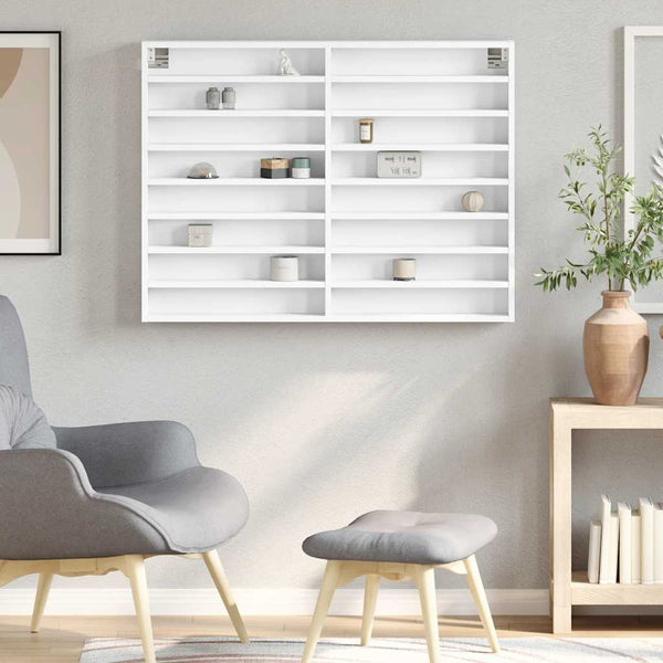 Weißer Vitrinenschrank 100 cm