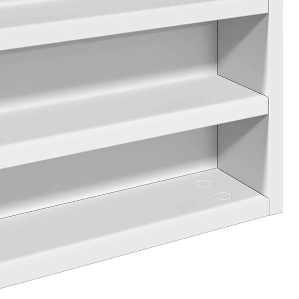 Weißer Vitrinenschrank 100 cm